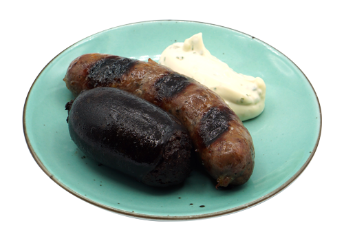 Chorizo criollo y morcilla